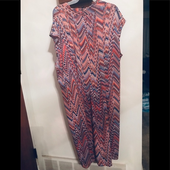 Anthony Richards Print Dress With Waist Detail - Picture 7 of 7